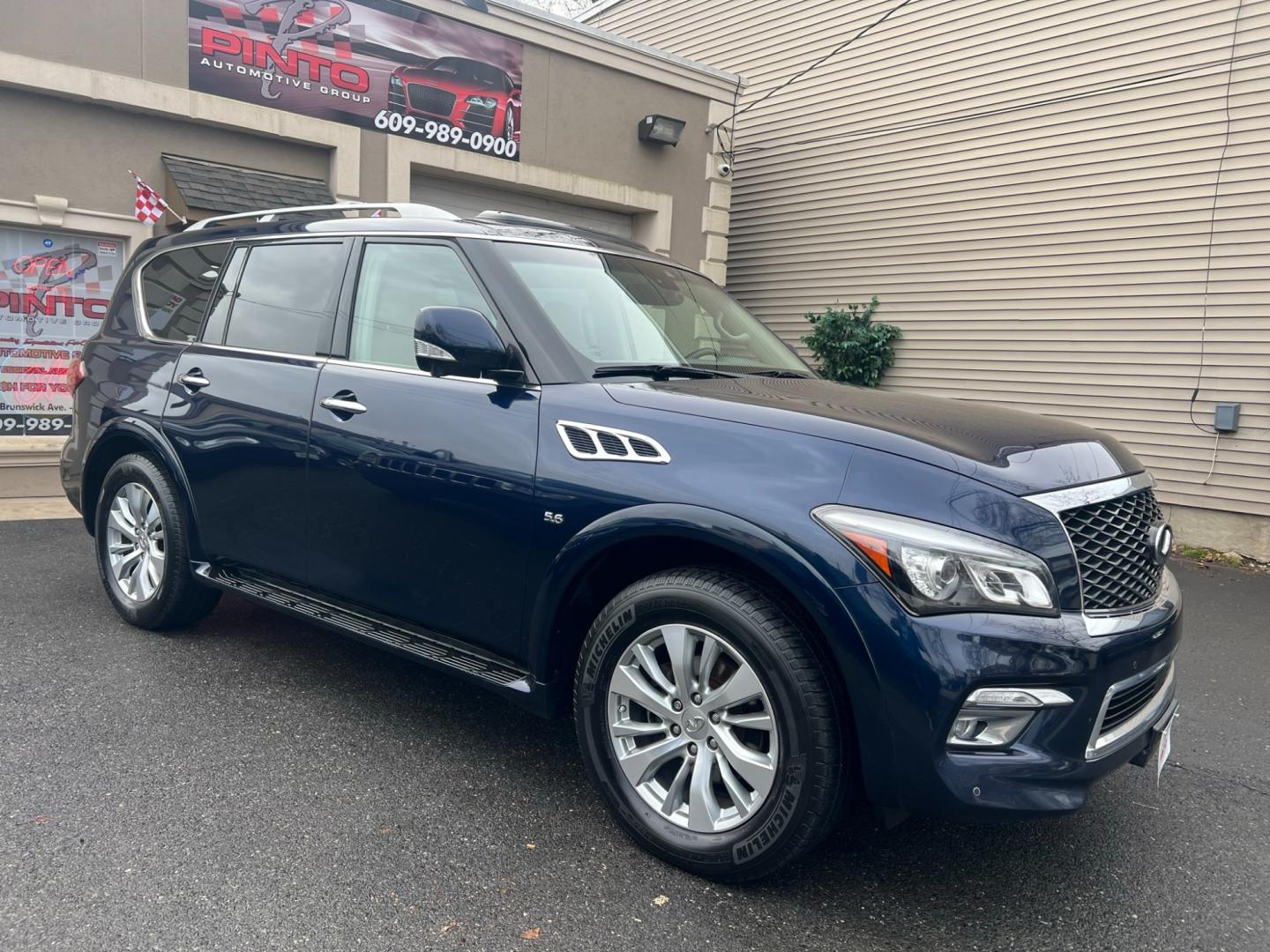 2017 Infiniti QX80 Limited 4WD (JN8AZ2NE1H9) with an 5.6L V8 DOHC 32V engine, 7A transmission, located at 1018 Brunswick Ave, Trenton, NJ, 08638, (609) 989-0900, 40.240086, -74.748085 - Wow! This Infiniti is Absolutely Perfect and Beautiful in every possible way!! Vehicle was $72,000 brand new and it still looks brand new for $17K! An absolute "no brainer purchase" for this amazing SUV if you are seeking the Right Vehicle for your family!! - Photo#2